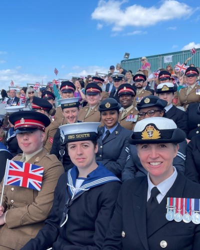 Members of Joint Hospital Group (South) proudly attending D-Day 80 