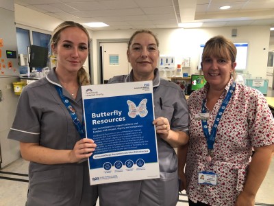 A6 ward team with Butterfly Resources poster.jpg