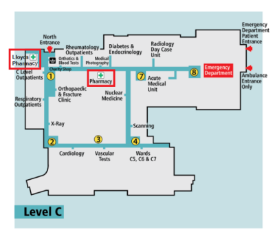 Pharmacy c level map.png