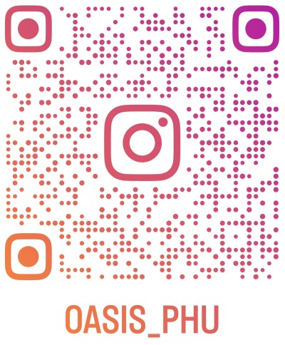 QR code to Oasis Centre instagram page